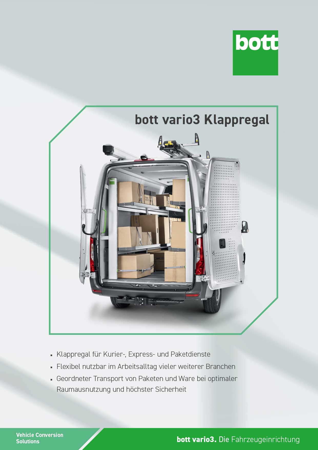 bott vario3 Klappregal