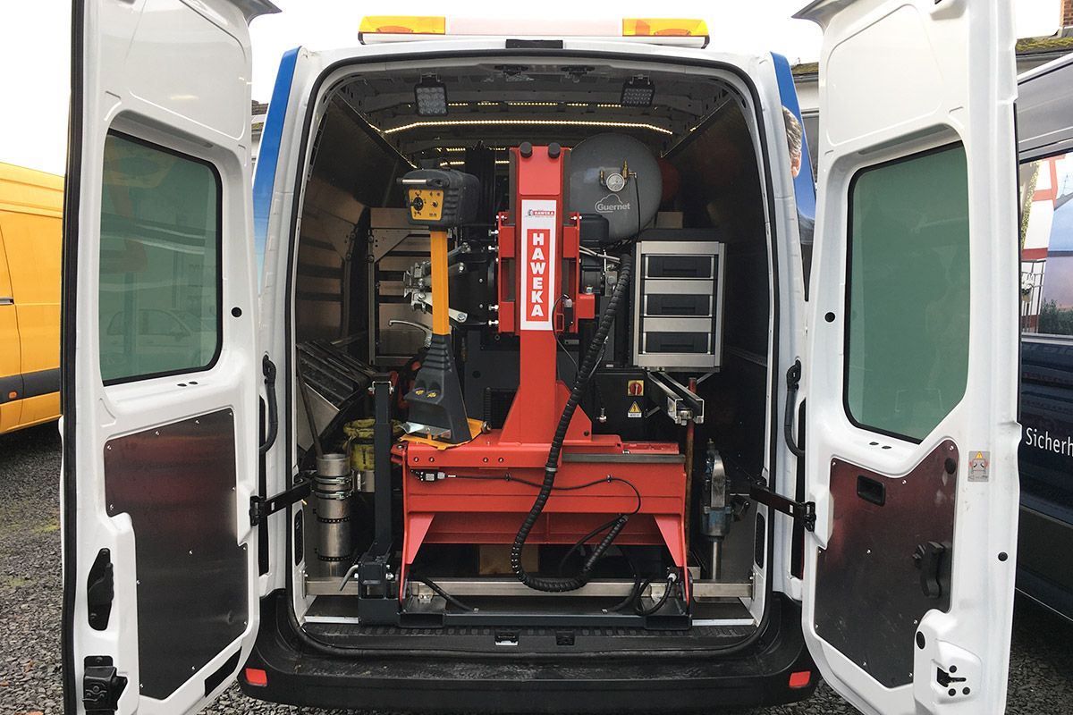 Fahrzeugeinrichtung Renault Master für Pannendienst