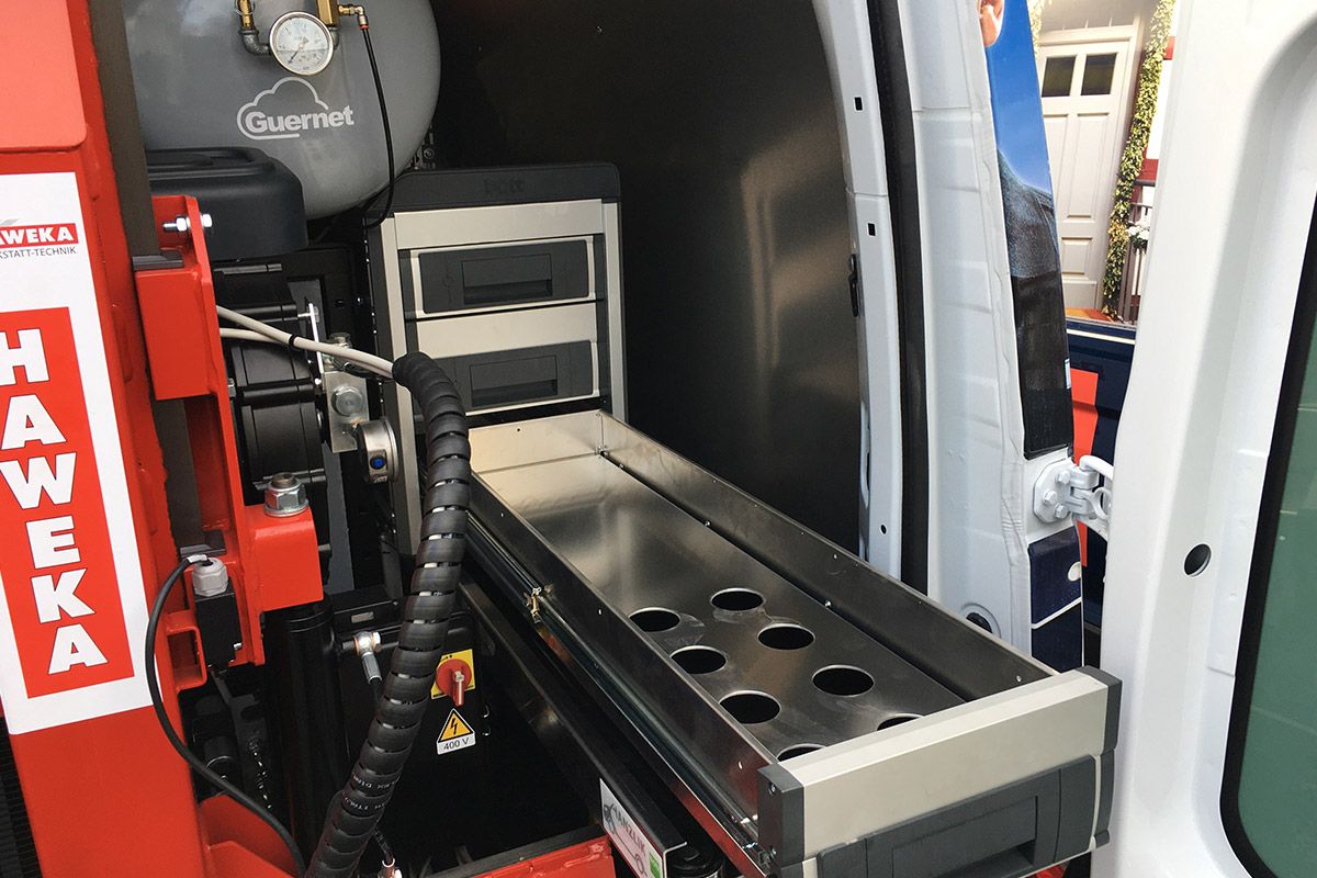 Fahrzeugeinrichtung Renault Master für Pannendienst